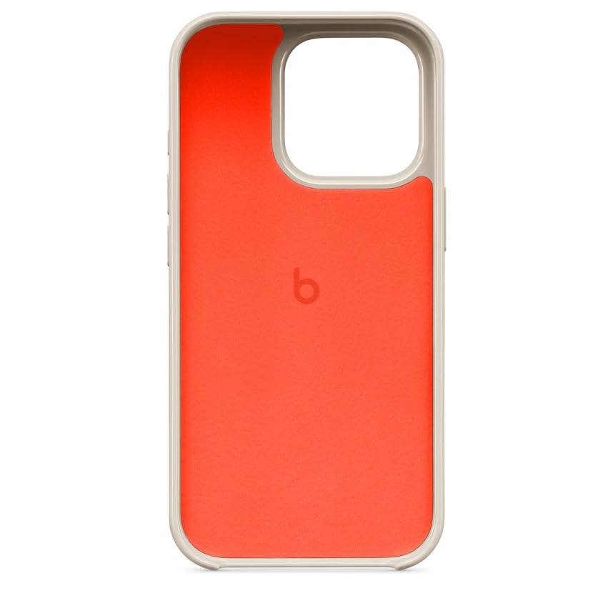 Image of MILLION CASES Back Cover Case for iPhone 15 Pro Shockproof Protective Glossy Mag-Safe Case for Men & Boys(Beige)