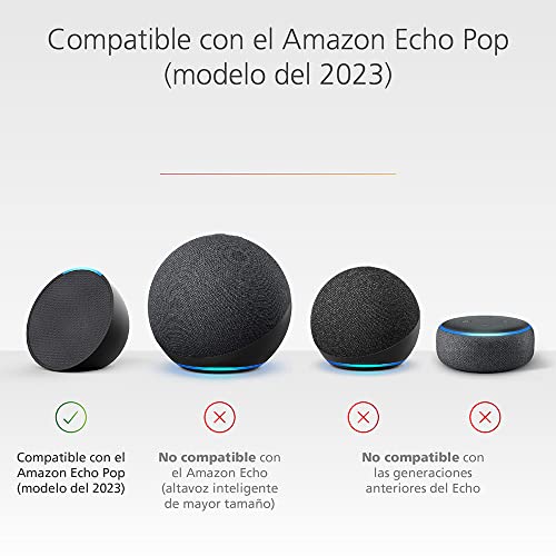 Funda blanda, Made for Amazon, para Echo Pop (modelo del 2023), Morada - imagen 3