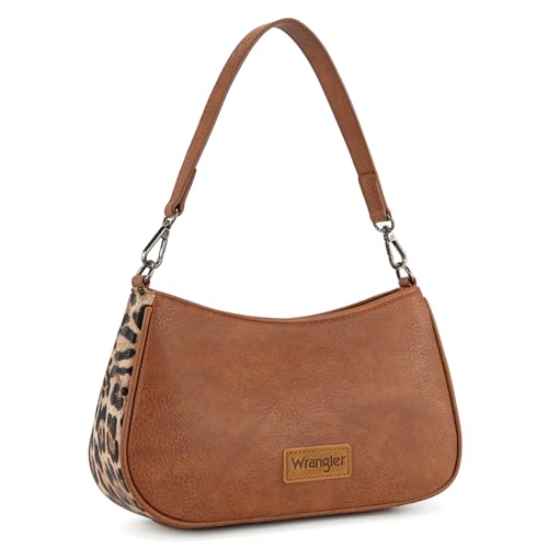 Image of Wrangler Western Shoulder Bag for Women Small Purse Aztec Hobo Bag HandBag with Detachable Strap