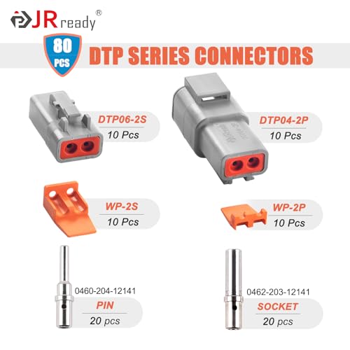 Connecteurs étanches 2 broches contre corrosion auto kit DTP JRready ST6285