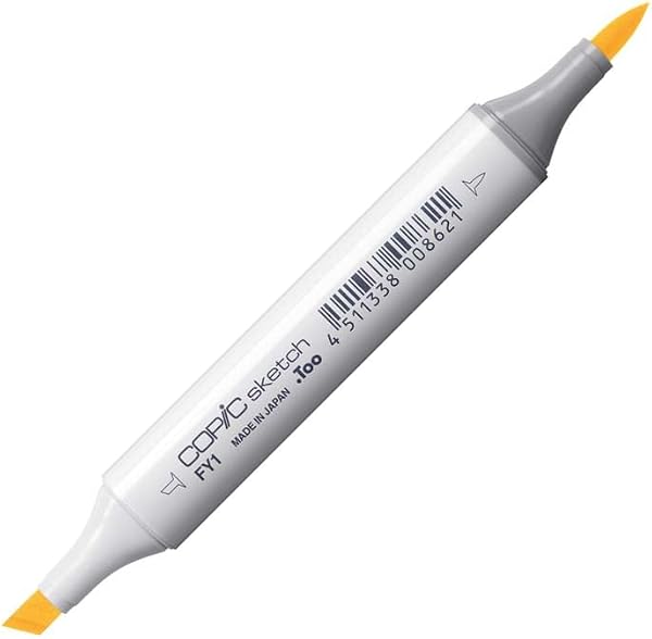 Copic Sketch Lemon Yellow Y13 - Pennarello Professionale a Doppia Punta - Marker Ricaricabile, Ultra Sfumabile e con Punte Sostituibili - Per Illustrazioni, Fumetti e Disegni Tecnici - 4