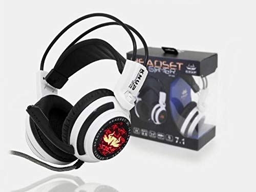 Fone de Ouvido Headset Gamer P2 Cabo 2,2M Knup Branco