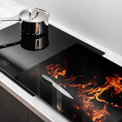 Planche à découper induction 80x52 protection plaque cuisson matériau résistant grand format