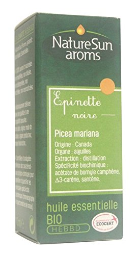 NatureSun AromsOrganic Essential Oil Black Spruce (Picea Mariana) 10ml