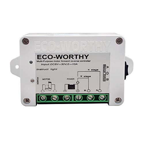 DCHOUSE 12 V DC Linearaktuator-Motorsteuerung, positives Inversions-Fernsteuerungskit für Linearaktuator