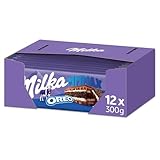 MILKA - 12 Tablettes de Chocolat au Lait Milka MMMAX Oreo 300g - Chocolat au Tendre Lait du Pays Alpin - Lot de Tablettes de Chocolat Milka et Biscuit Oreo - Lot de 12x300g