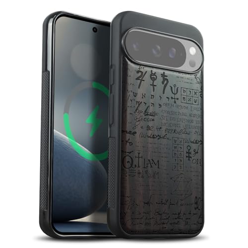 Étui magnétique pour Pixel 10 coque bois antichoc compatible Magsafe case