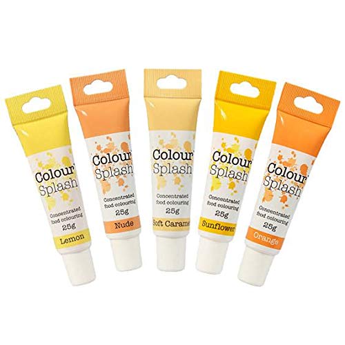 Food Gel Colouring Set - Yellows - 5 pack