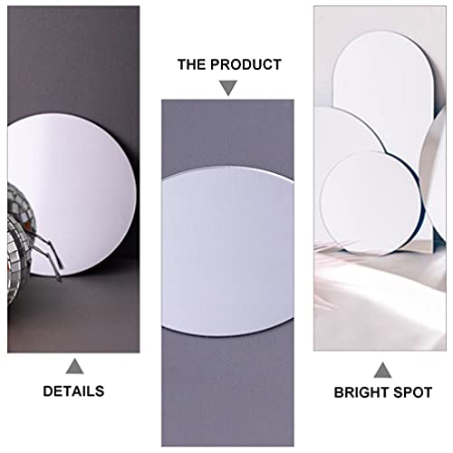 SOIMISS Círculo de Acrílico Transparente Folha 4Pcs Painel Tabela de Exibição de Riser Acrílico Espa