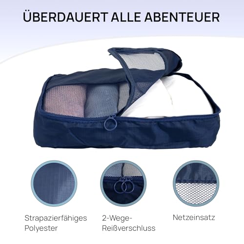 Packwürfel NATUMO Koffer Organizer Set 5-teilig für Reisen