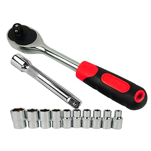 gazechimp Conjunto de Chave de Fenda de Precisão de 12 Peças, Chave Catraca de Liberação Rápida, Fer