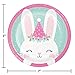 Creative Converting Bunny Party Dessert Plates, 24 ct