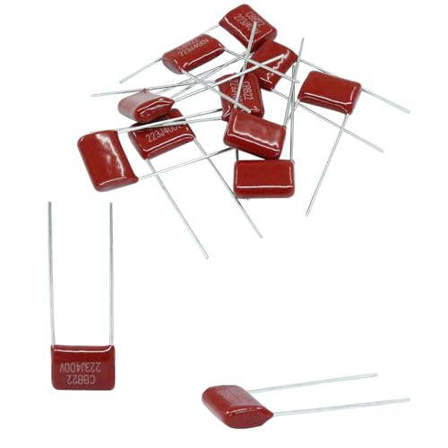 Piutouyar 10 Pack 223J 400V 0.022UF P10 Guitar Tone Capacitor Polypropylene Capacitor for Electric Guitar & Bass