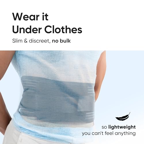 Image of Frido Ultimate Lumbo Sacral Belt For Women & Men | Lumbar Support Belt For Back Pain, Posture, Spine Alignment | Adjustable Straps | Waist Belt For Pain Relief | Black | (M) (30-34 Inches)