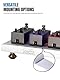 Augioth Tiny size Aluminum Guitar Pedalboard white