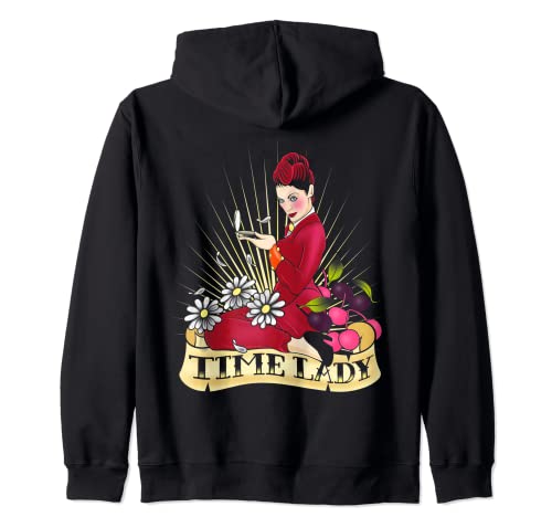 Doctor Who Rockabilly Missy Time Lady Baker Sudadera con Capucha