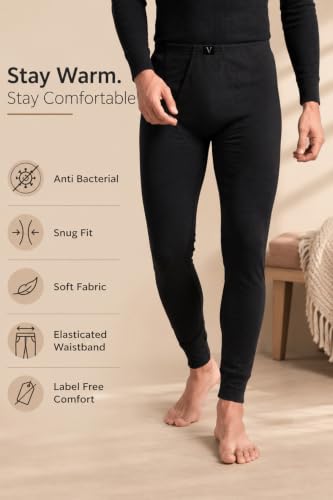 Image of Van Heusen Men Warmtech Thermal Bottom - Extra Warm, Ultra Soft, Ankle Length