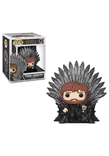 Funko Pop! Deluxe: Game 0: Tyrion Lannister Sitting On Iron Throne Collectible...