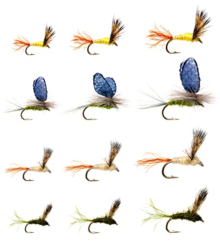 12 Callibaetis&Bwo&Pmd Sparkle Dun Mayfly/Fly Lure Assotment For Trout Dry Fly Fishing Flies #TOP7