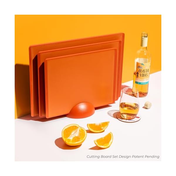 Smirly plastic cutting board set with holder dishwasher safe plastic cutting boards set for kitchen cutting boards for kitchen plastic chopping board set  urban country home decor