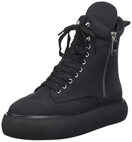 DKNY Damen Aken- Sneaker Boot W/Inside Zip,Schwarz, 41 E