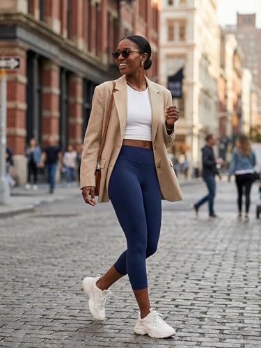 Image of Conceited High Waist Leggings in Shorts, Capri and Full Length - Buttery Soft - 3 inch High Waistband - Regular and Plus Size