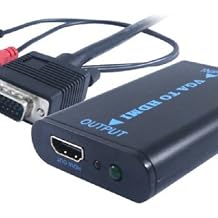 UNIBOS UNVH-100 VGA M and Audio to HDMI F Black