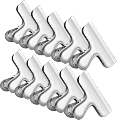 10PCS 3 Inch Chip Clips, Snap Food Bag Paper Clamps for Kitchen Office
