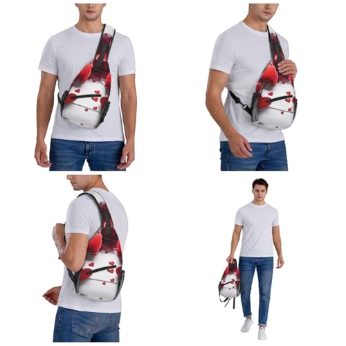 Bolso Cruzado de Pecho Handmade Hearts para Hombre y Mujer miniatura 7