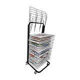 ZXFF Mobile Art Wäschetrockner, Trocken Staffelei Art Studio, Bildungs ​​Produkt Wäschetrockner, Platzsparende Regal (für A3-Grafik/Malerei) (Size : 30 Layers)