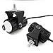 2pcs Super Bright 24W LED Two-Color White Amber Spotlight + 2pcs ON-ON-OFF Switch, Waterproof auxiliary Motorcycle Headlight Fog Light, Universal For Car Truck ATV Offroad SUV Driving Work Spot Lamp