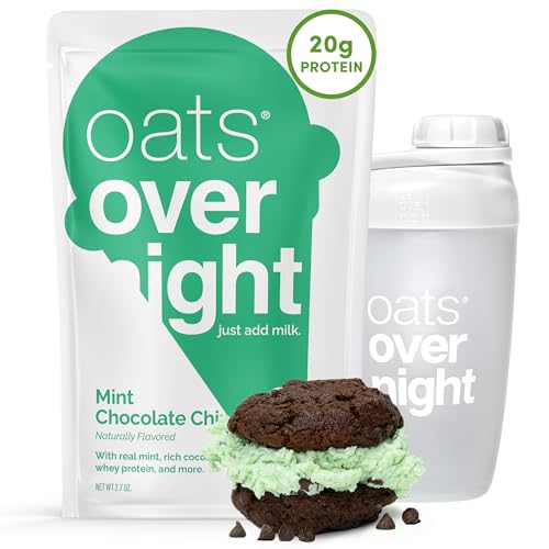Oats Overnight Mint Chocolate Chip - Overnight Oats with 20g