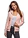Produktbild oodji Ultra Damen Lounge-Kapuzenshirt aus Fleece, Rosa, DE 34 / EU 36 / XS
