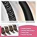 WENNALIFE Tape in Hair Extensions Human Hair Light Ash Brown Tape in Extensions, 10pcs 25g 18 inch Remy Invisible Tape Ins Straight Colored Soft Real Human Hair Tape in Extensions Refill Set