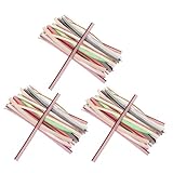 NIYANGLE 144 Stück Buchbindeband aus Baumwolle 1,27cm Breit 30cm Lang 24 Farben für Buchbinderei Notizbuchbindung und Buchreparatur