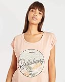 Billabong Damen All Night Kurzarm-t-Shirt, Rose Quartz, M