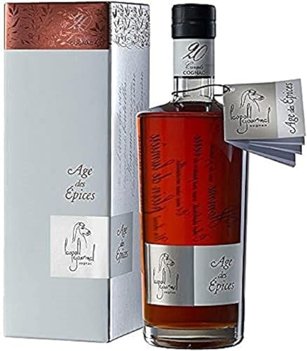 Leopold Gourmel Cognac Age des Epices 20 Jahre in Geschenkpackung (1 x 0.7 l)