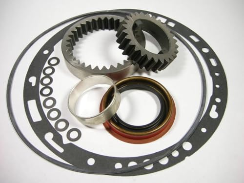 Abbyisd TH350 Front Pump Rebuild Kit with Gears, Seal, Bushing, Gasket, O-Ring for Turbo 350