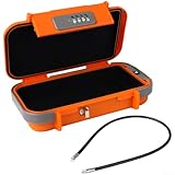 UrbanHui Caja de transporte antirrobo impermeable para viajeros que buscan tranquilidad al almacenar teléfonos, pasaportes, dinero en efectivo y tarjetas en alojamientos compartidos o públicos (E)