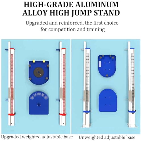 Support mobile pour le saut en hauteur ajustable athlétisme club