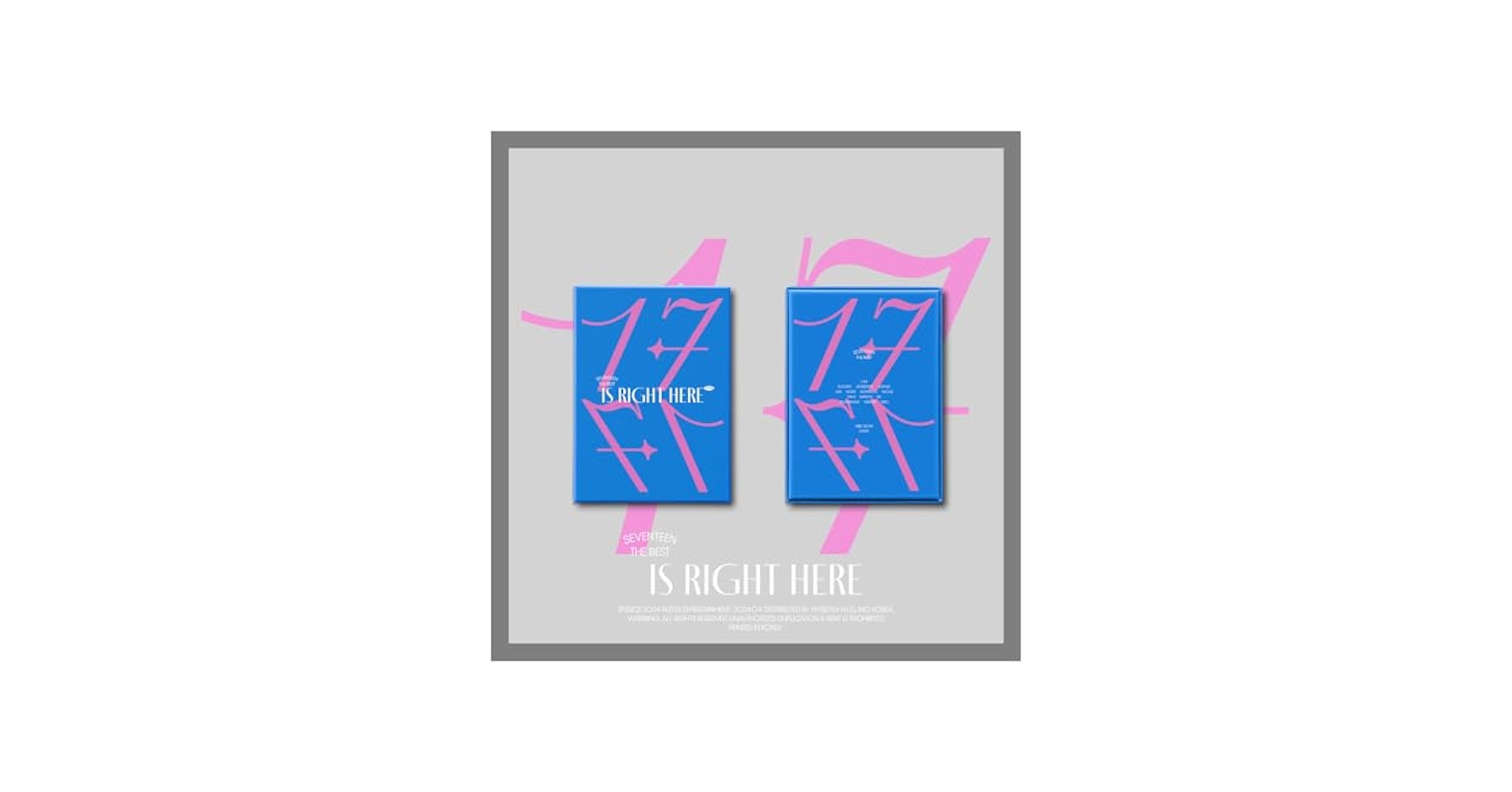 SEVENTEEN svt 17 IS RIGHT HERE DEAR盤 CD SEVENTEEN 17 IS RIGHT HERE Best Album DEAR Version CD+