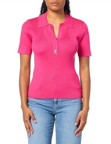 Image of Karl Lagerfeld Womens Collar Polo Sweater