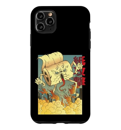 Japanese Anime Toilet Paper Monster Attack, Vintage Poster �X�}�z�P�[�X iPhone 11 Pro Max �p
