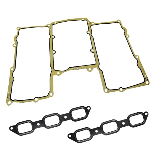 Image of Intake Manifold Gasket Kit Compatible with 2013-2020 Jaguar XJ XF F-Type F-Pace XE 3.0L Replace #LR041680