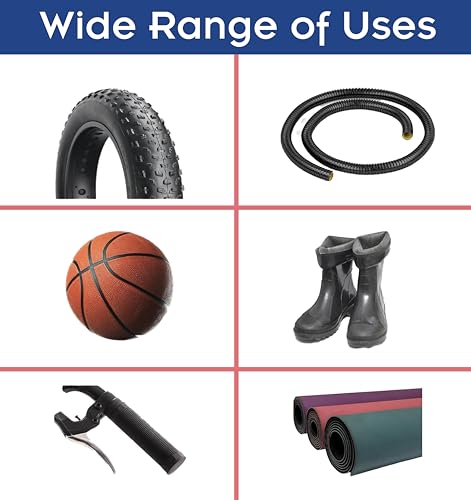 Image of Black Rubber Glue,Super Instant Glue Bonding Between Rubbers,Rubber and Other Materials;Instant Cement for Tire,Tube, Edge,etc(20g)