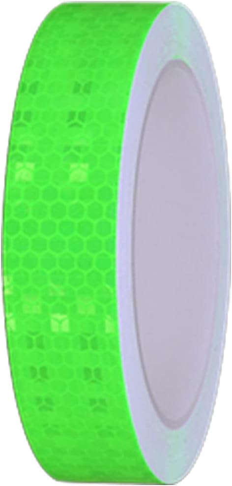 Reflective Gear Reflective Tape, Reflective Tape, High Viscosity, High Visibility Tape, Warning Tape for Car Bike Bicyclel 30Mm X 10M(Grass Green)