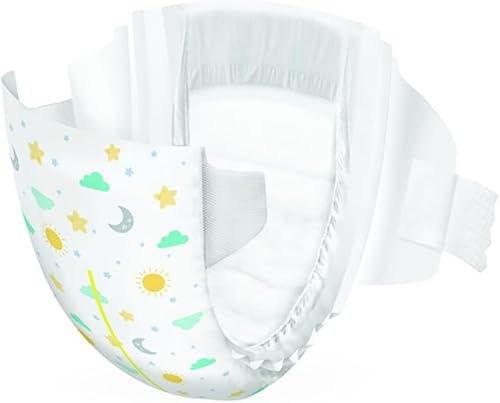 Miniatura 5 de Medline Pañales desechables para bebé, talla 4 (22-37 libras), caja de 200