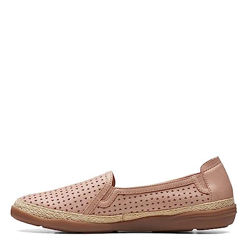 Clarks Clarks Collection Women's Elaina Ruby Loafer, Warm Beige, 7.5 N US