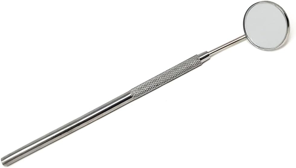 Professional Dental Tartar Scraper Tool Oral Picks to Remove Calculus from Teeth, Plaque Remover, Tooth Scraper for Oral Hygiene Care Made of Stainless Steel (Mouth Mirror)