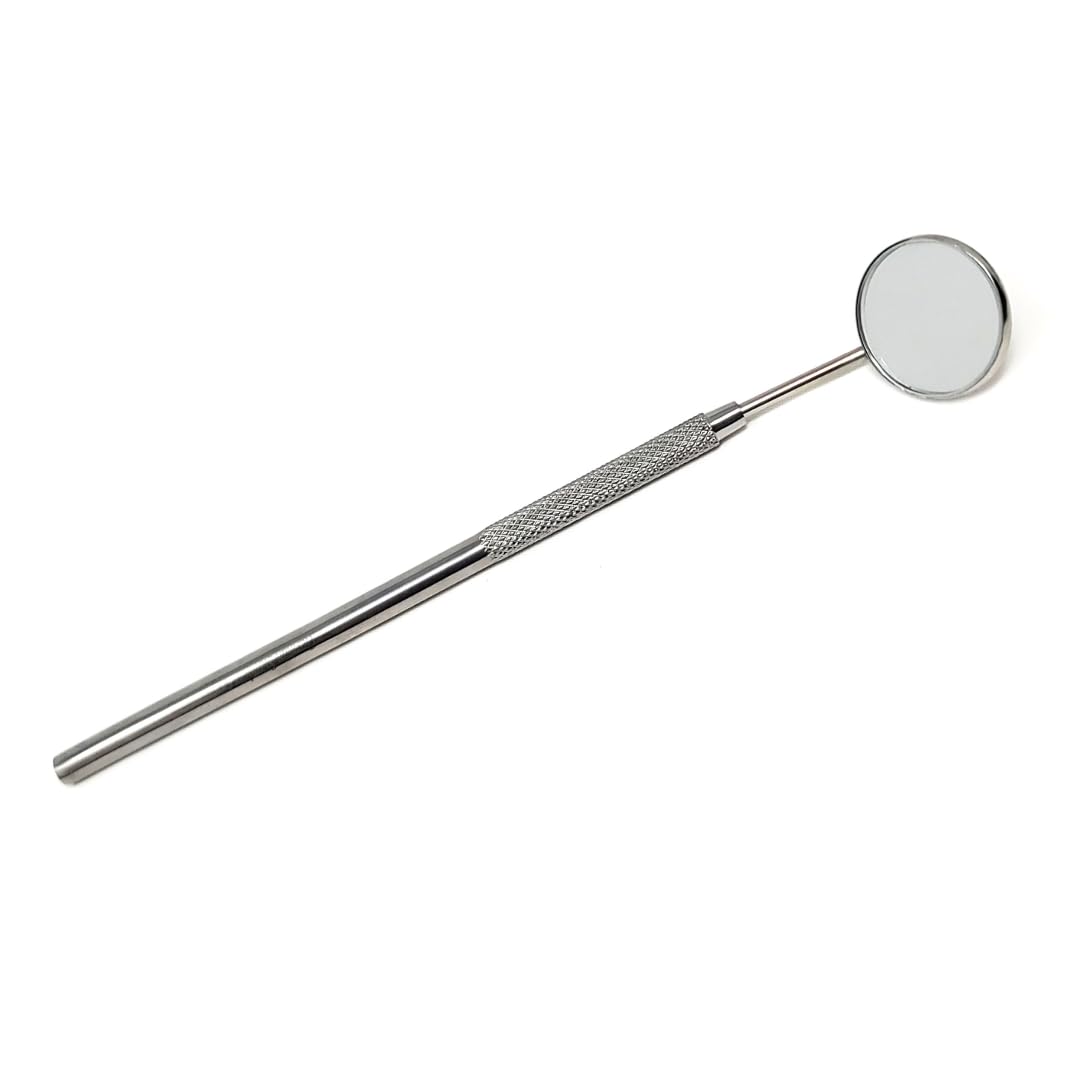 Professional Dental Tartar Scraper Tool Oral Picks to Remove Calculus from Teeth, Plaque Remover, Tooth Scraper for Oral Hygiene Care Made of Stainless Steel (Mouth Mirror)